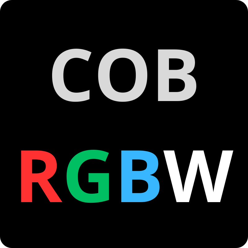 COB RGBW LED pásky